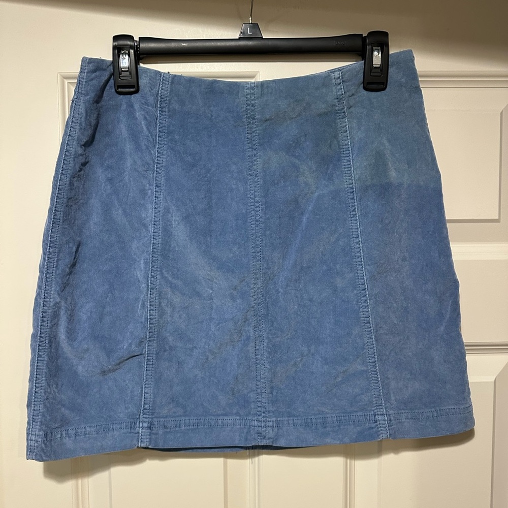Free People Corduroy Mini Skirt